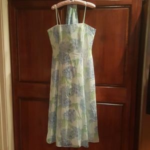 Watercolor spring evening drrss